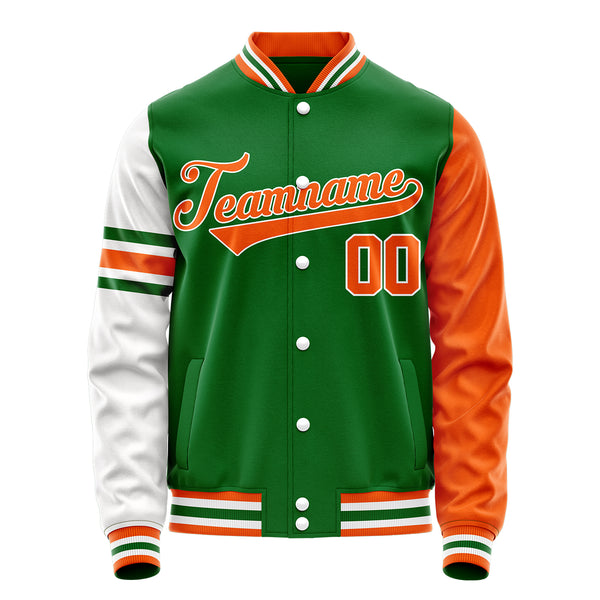 custom Logo  Men's Baseball  Varsity Sweatshirt Coat Blank Jersey Jacket