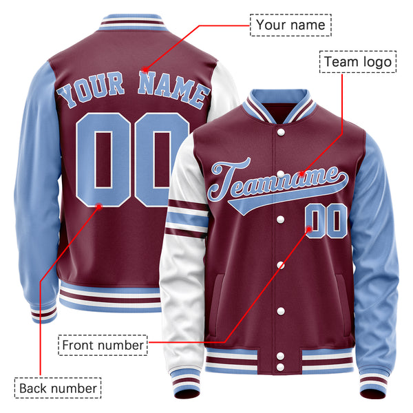 Manufacturer Custom Baseball Bomber Letterman Varsity Jacket