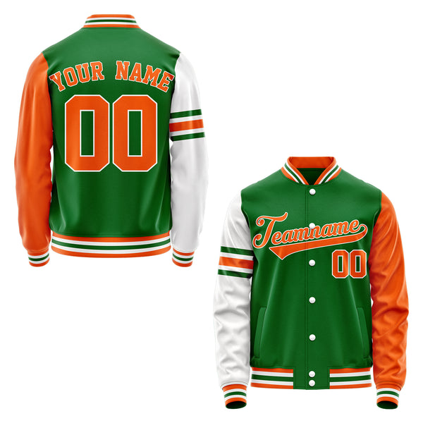 custom Logo  Men's Baseball  Varsity Sweatshirt Coat Blank Jersey Jacket