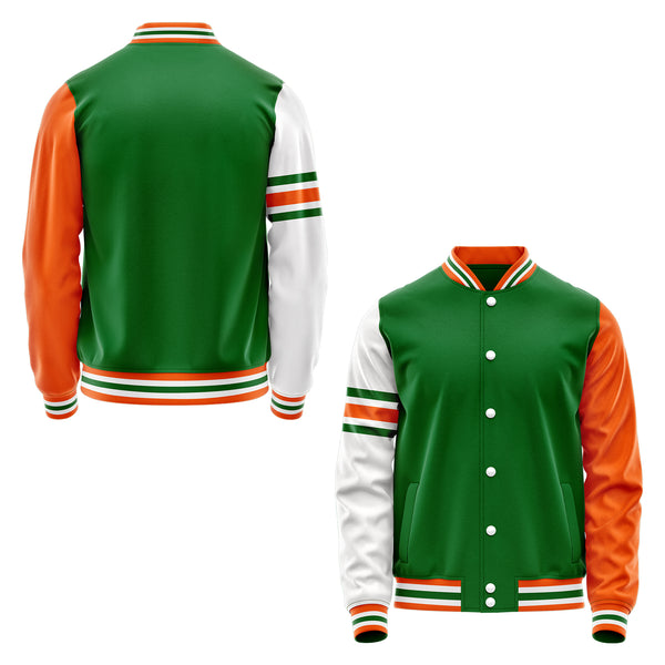 custom Logo  Men's Baseball  Varsity Sweatshirt Coat Blank Jersey Jacket
