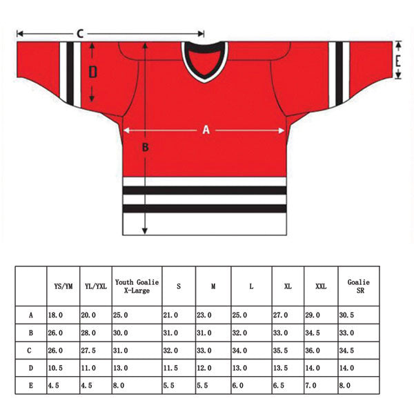 Custom Team Black White & Navy Hockey Jersey